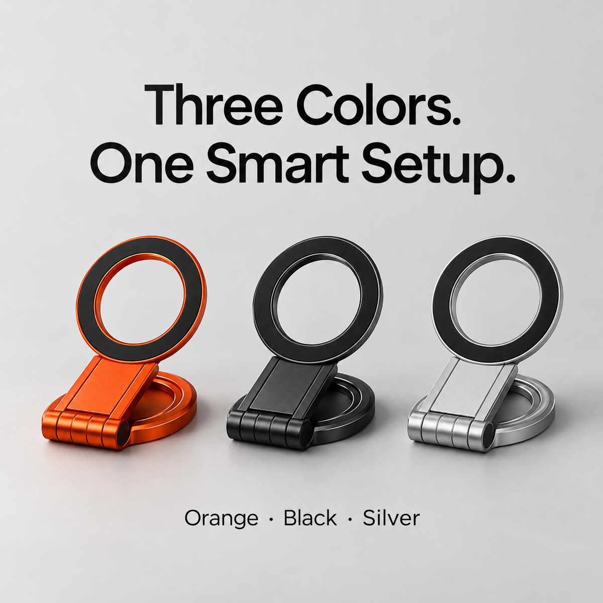 🧲📱 MA60 Magnetic Phone Holder – Foldable Aluminum Stand & Pocket-Sized Travel Tripod ✨