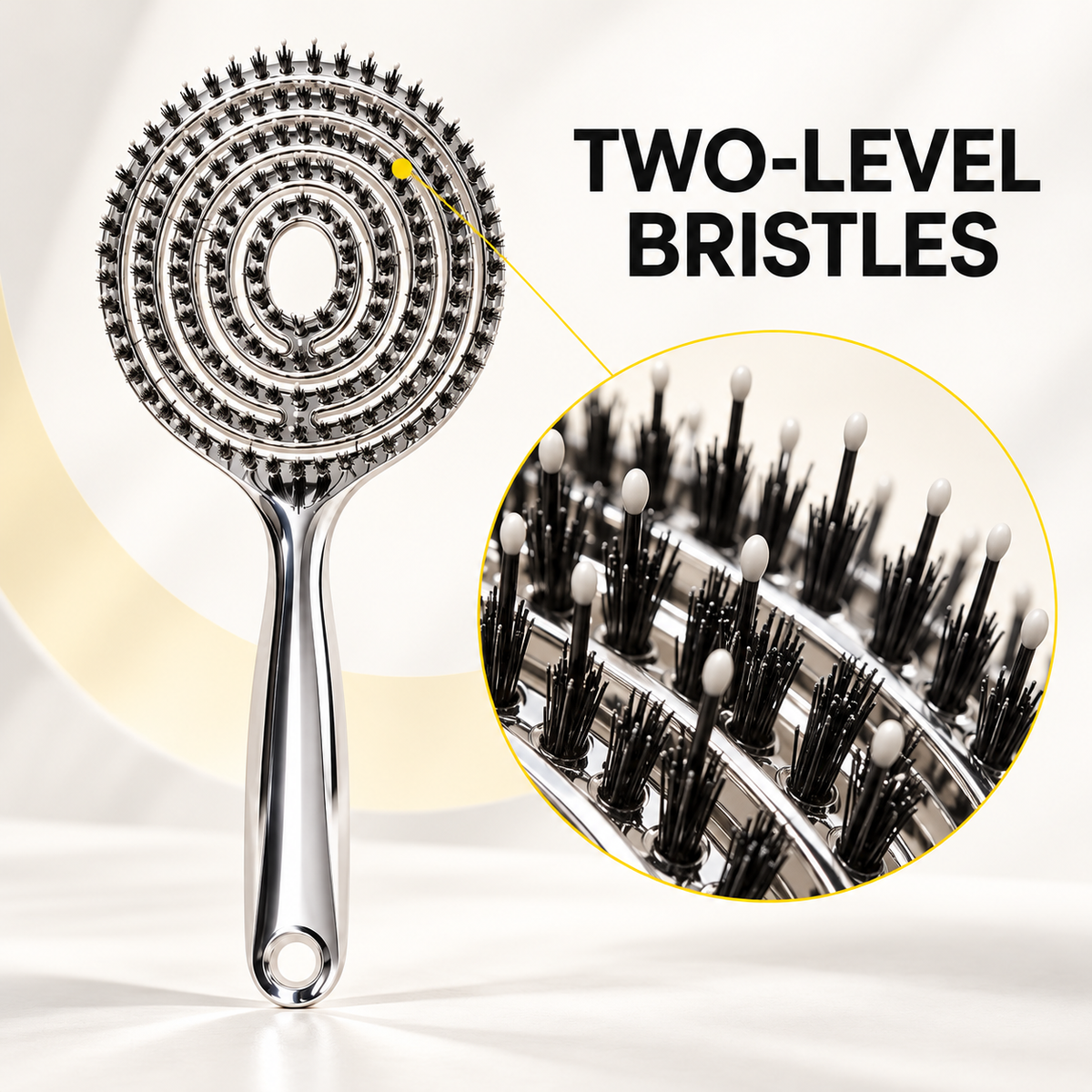 ✨ Flexible Vented Hair Brush for Smooth, Voluminous Styling