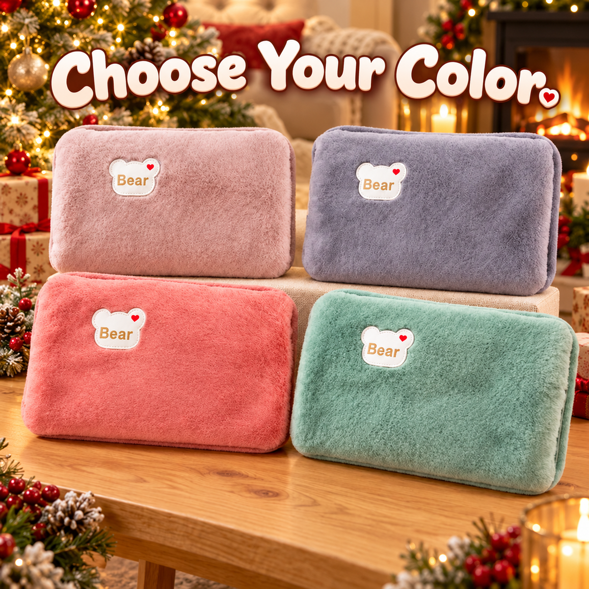 🔥 Rechargeable Electric Hot Water Bottle – Reusable Heat Pack for Cozy Warmth ✨