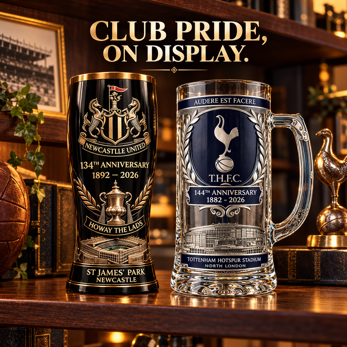 ⚽🍺 Football Club Fan Beer Mug – Stadium-Inspired Collectible 🏟️
