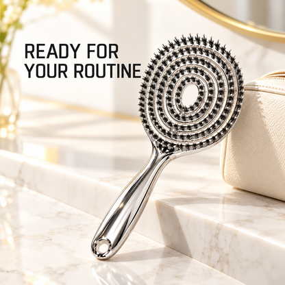 ✨ Flexible Vented Hair Brush for Smooth, Voluminous Styling