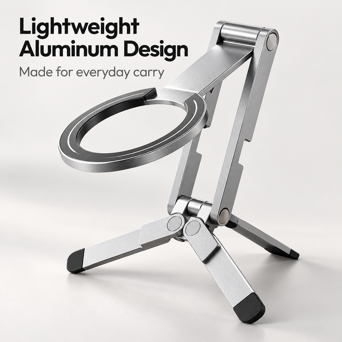 🧲📱 MA60 Magnetic Phone Holder – Foldable Aluminum Stand & Pocket-Sized Travel Tripod ✨