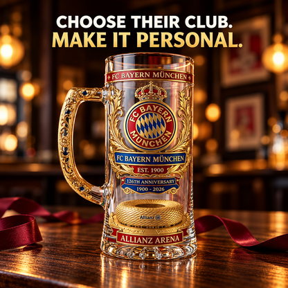 ⚽🍺 Football Club Fan Beer Mug – Stadium-Inspired Collectible 🏟️