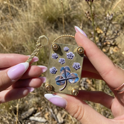 🎁Mini Brass Flower Press – Pocket-Sized Botanical Keepsake