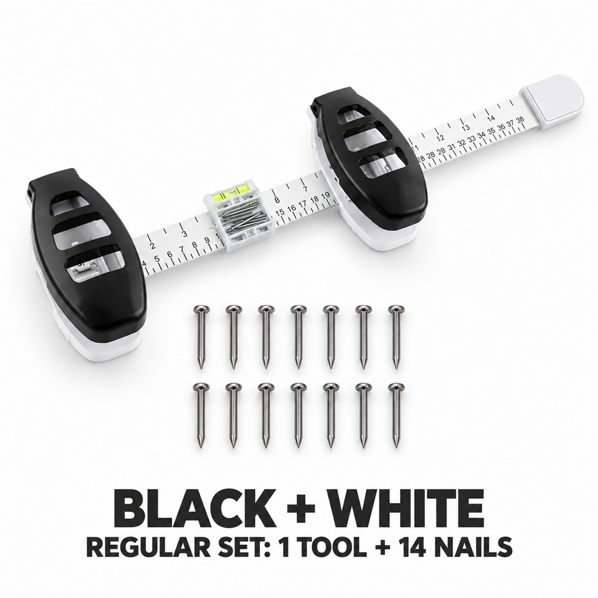 🖼️📏 Multifunctional Picture Hanger Tool – Level, Inches/cm Ruler & Frame Alignment Kit ✨✨