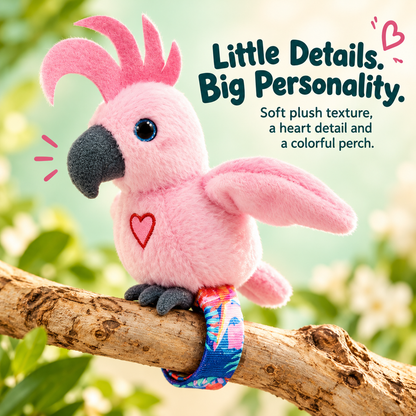🦜 Interactive Talking Parrot Plush Toy – Sound-Activated Pet Bird Companion 🎶