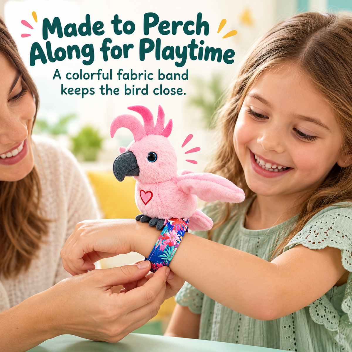🦜 Interactive Talking Parrot Plush Toy – Sound-Activated Pet Bird Companion 🎶