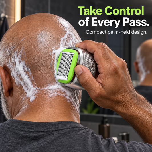 🪒 Men’s Manual Bald Head Razor – Smooth, Easy Shaving for Adults ✨