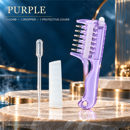 💆 Scalp Liquid Applicator Comb – Refillable Hair Root Oil & Massage Comb