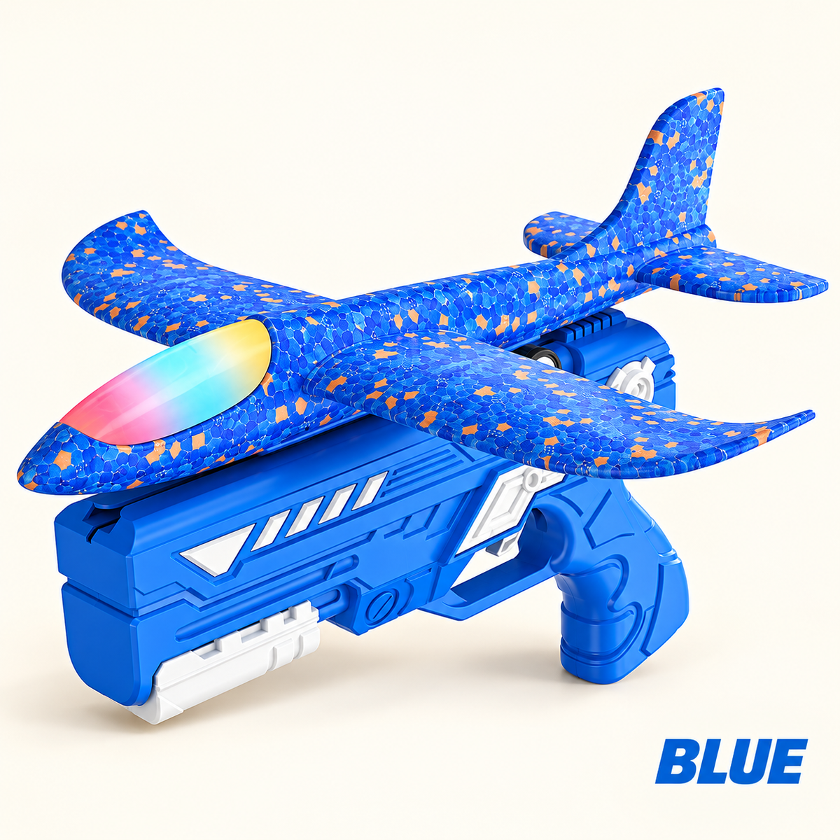 ✈️ Foam Plane Launcher Toy – Outdoor Flying Fun in Red or Blue