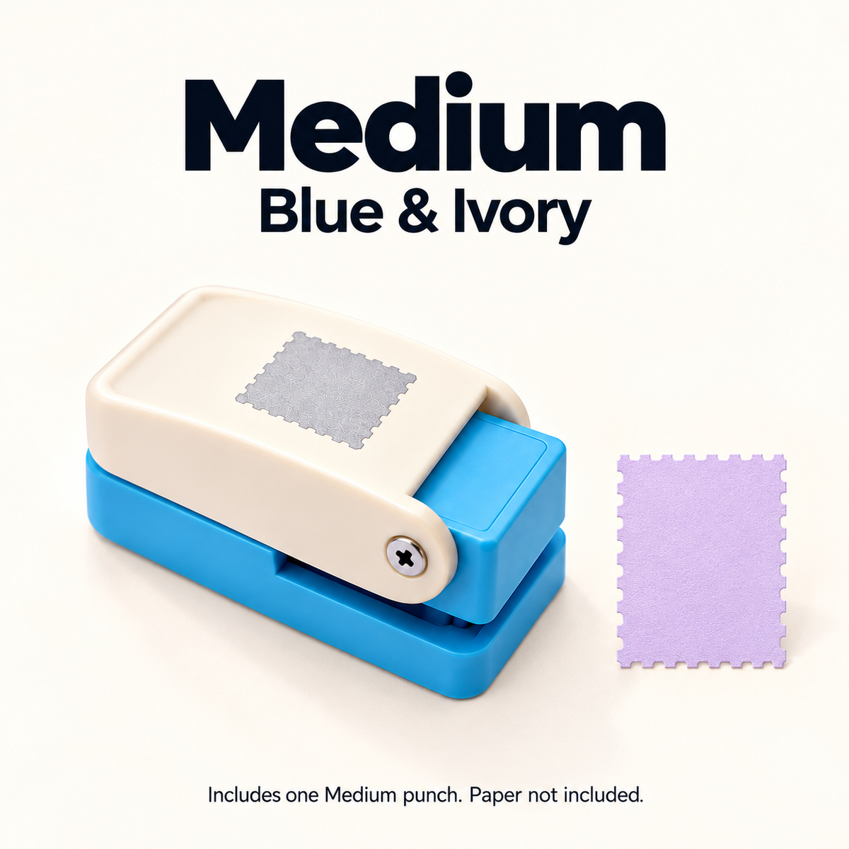 ✨ Stamp-Shaped Paper Punch for Journaling & Scrapbooking — Medium & Large