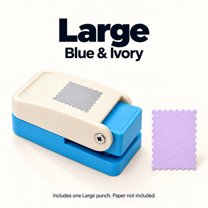 ✨ Stamp-Shaped Paper Punch for Journaling & Scrapbooking — Medium & Large