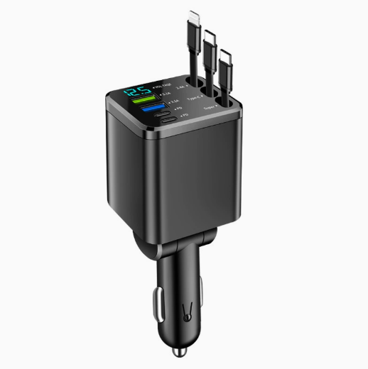 7-in-1 retractable car charger
