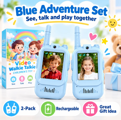Kids Video Walkie Talkies – See, Talk & Play with 2-Way HD Video Communication