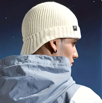 🧢🍂Men’s Knitted Winter Baseball Cap – Soft, Stretchy & Lightweight with a Warm Brimmed Design