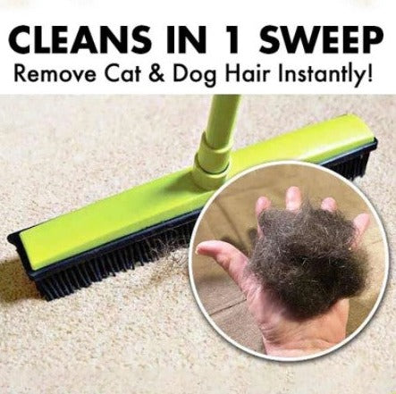 🧹🐾Carpet Hair & Fur Remover Broom – Lift Pet Hair from Carpets & Rugs