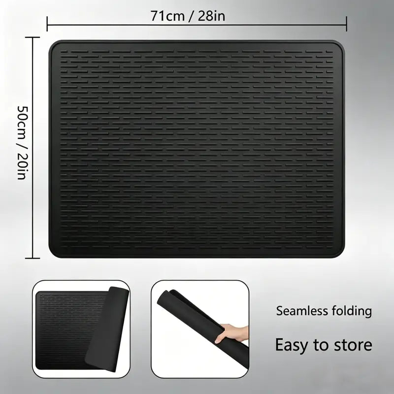 🔥Multi-Purpose Silicone Stove Top Cover – Non-Slip Glass Cooktop Protector, Extra Counter Space & Kitchen Drying Mat