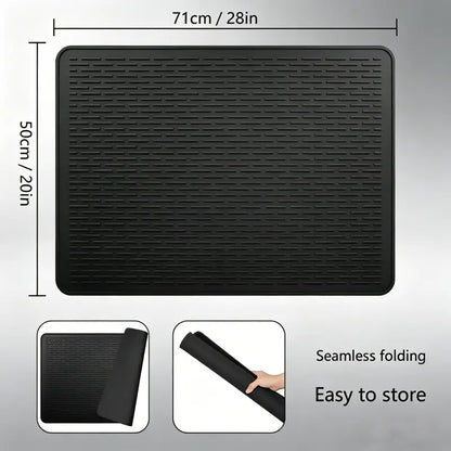 🔥Multi-Purpose Silicone Stove Top Cover – Non-Slip Glass Cooktop Protector, Extra Counter Space & Kitchen Drying Mat