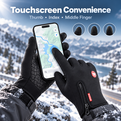 🧤❄️ Outdoor Winter Gloves – Windproof & Touchscreen Compatible for Sports, Travel & Everyday Wear