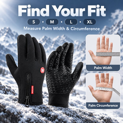 🧤❄️ Outdoor Winter Gloves – Windproof & Touchscreen Compatible for Sports, Travel & Everyday Wear