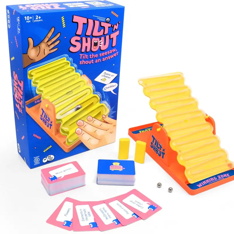 🎲 Tilt ’n’ Shout Board Game – Hilarious Family Fun for All Ages 😂