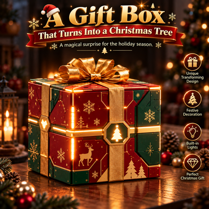 🎄 Transforming Christmas Tree Gift Box – Magical Holiday Surprise Decoration