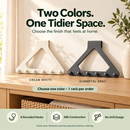 6-Hook Over-the-Door Organizer - 6
