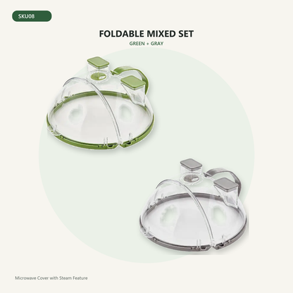 🍽️✨ 10-Inch Microwave Splatter Cover – Insulated Food Dome with Water Steamer 💧