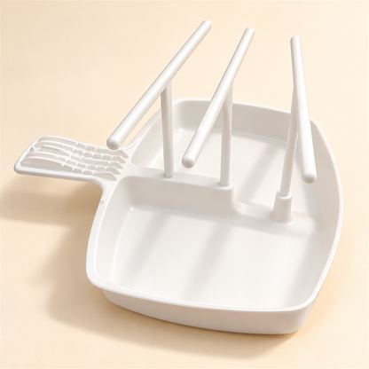🥓 Microwave Bacon Cooker with Drip Tray – White