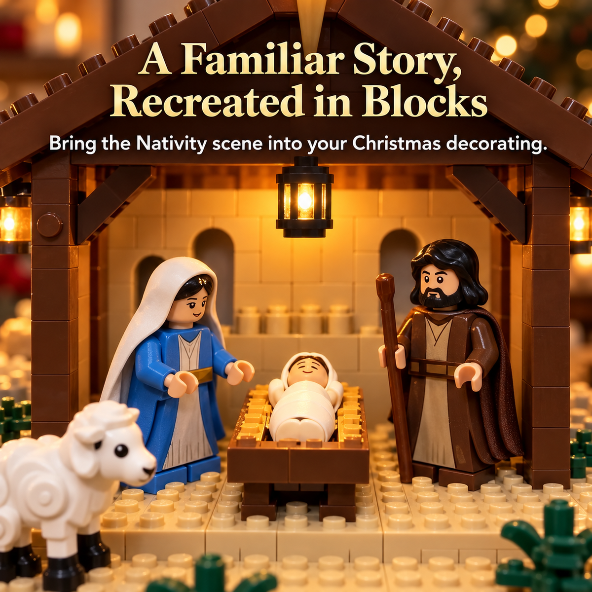 24-Day Nativity Advent Calendar Building Set – Build the Christmas Story