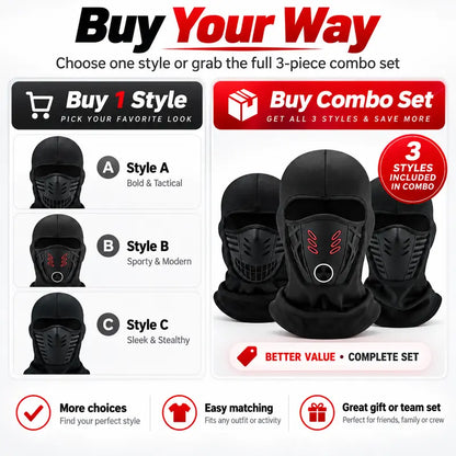 Winter Cycling Balaclava – Warm, Breathable Full-Face Cold Weather Mask