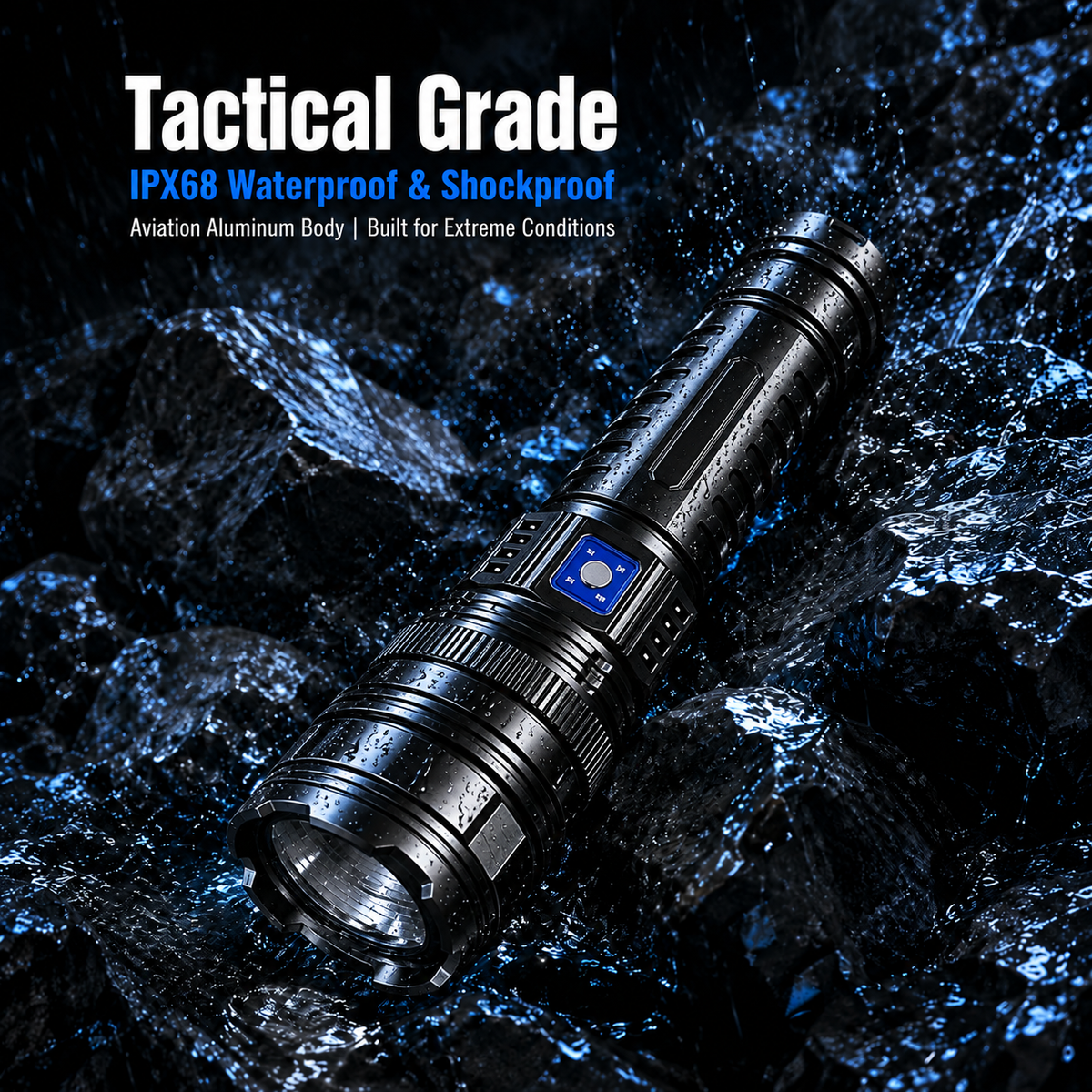 🔋🔦 2-in-1 Flashlight & Power Bank – Portable Bright Light with USB Charging Port ⚡