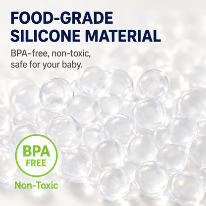 🍼 Early Bird Sale 50% OFF — Baby Food Squeeze Spoon Feeder | 2-In-1 Silicone Feeding Bottle 👶