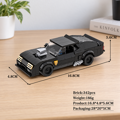 Ultimate V8 Interceptor Building Set – Build, Display & Collect the Black Muscle Machine