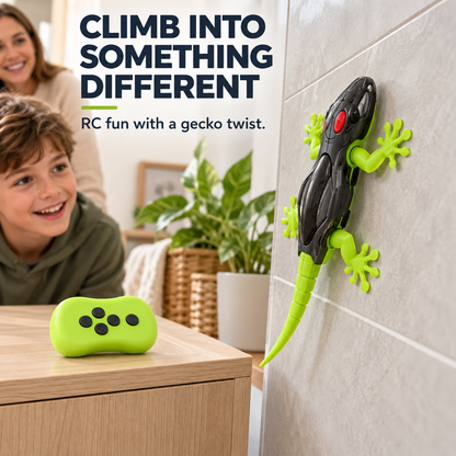 🦎🦎Remote Control Wall-Climbing Gecko – Infrared RC Lizard Toy for Smooth Walls, Glass & Floor Racing