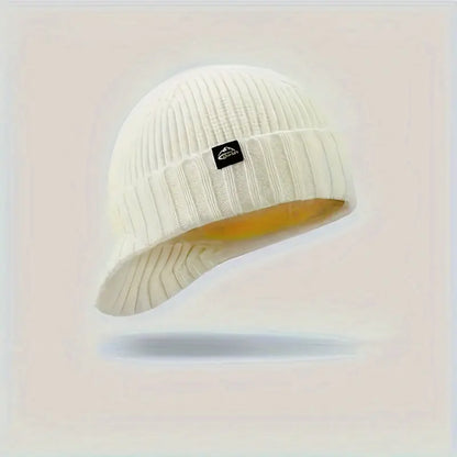Knitted wool hat