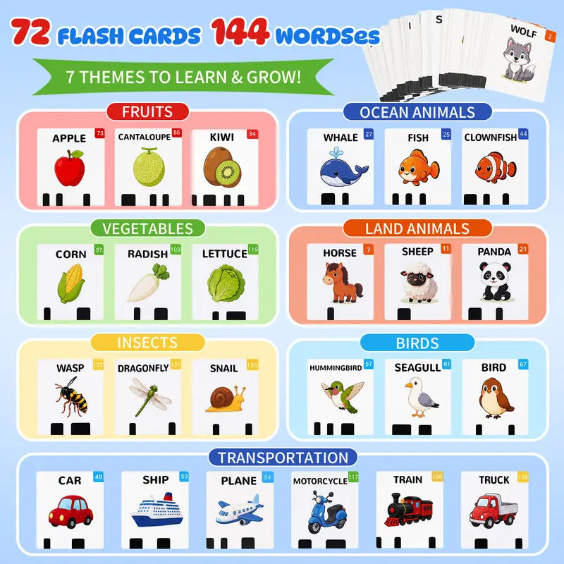 Interactive Pop It learning keyboard for kids