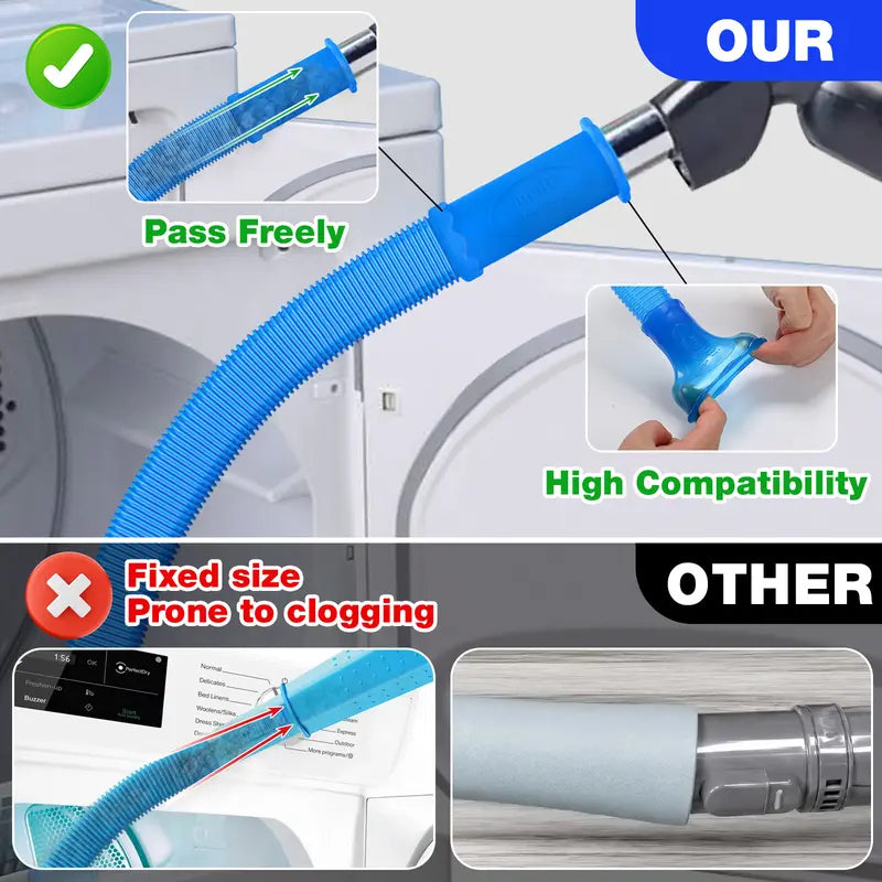 Dryer vent cleaner kit accessories