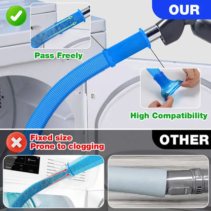 Dryer vent cleaner kit accessories