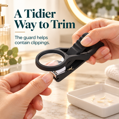 🔥Buy 1 Get 1 Free- Large Household Anti-Splash Nail Clippers with Magnifying Glass