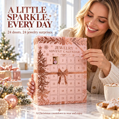🎀 Hand Assembled Christmas Jewelry Calendar | Daily Surprises, Perfect Holiday Gift for Her