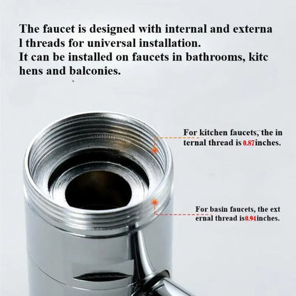 1440° Rotatable Faucet Aerator Extension for Toddlers