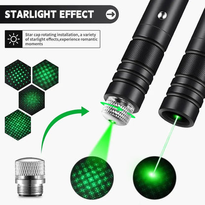 Rechargeable Green Laser Pointer/ Line Light Flashlight