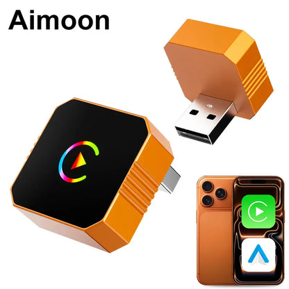 🚗📱 2027 Wireless CarPlay & Android Auto Adapter – Converts Wired to Wireless with OTA Updates ✨