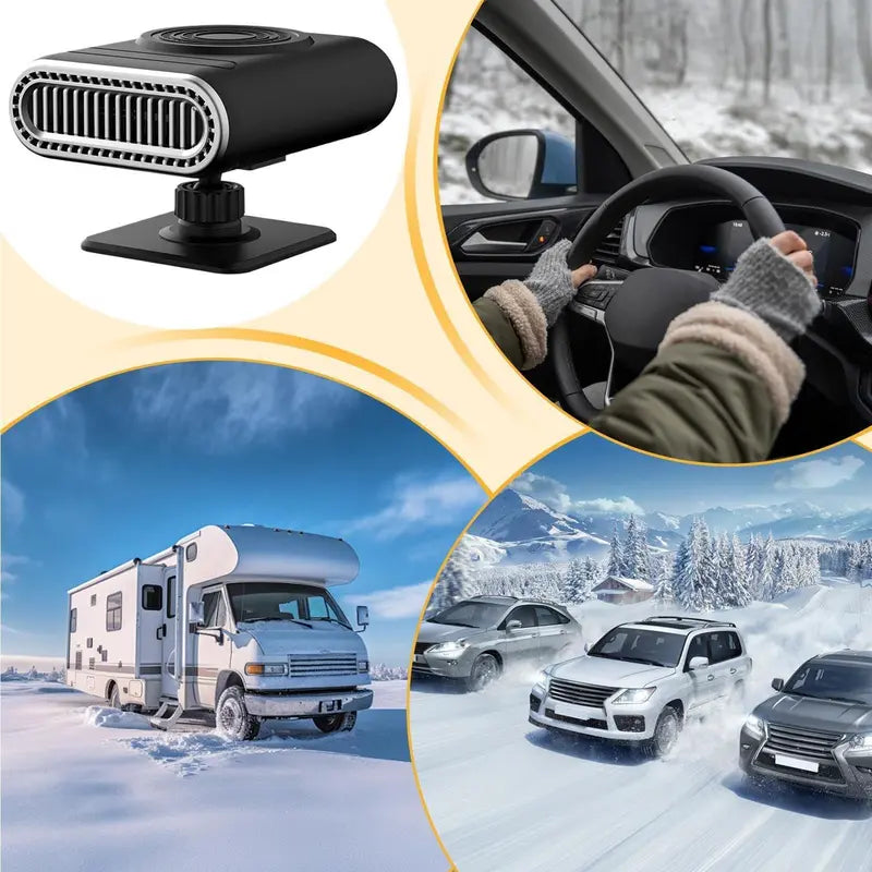 🚗🔥 12V Portable Car Heater – Compact On-the-Go Warmth ❄️
