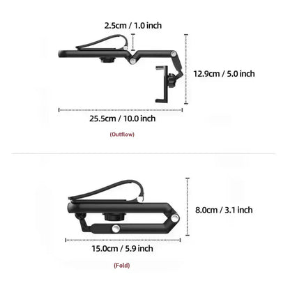 🚗📱 Car Phone Mount – Long Adjustable Arm, 360° Rotation & Secure Anti-Scratch Clamp 🎥