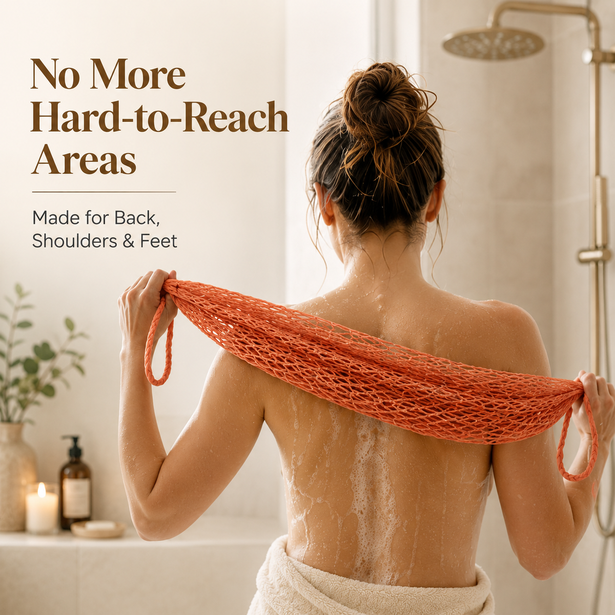 🧼✨ Authentic African Exfoliating Net Bath Sponge 🚿