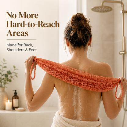 🧼✨ Authentic African Exfoliating Net Bath Sponge 🚿