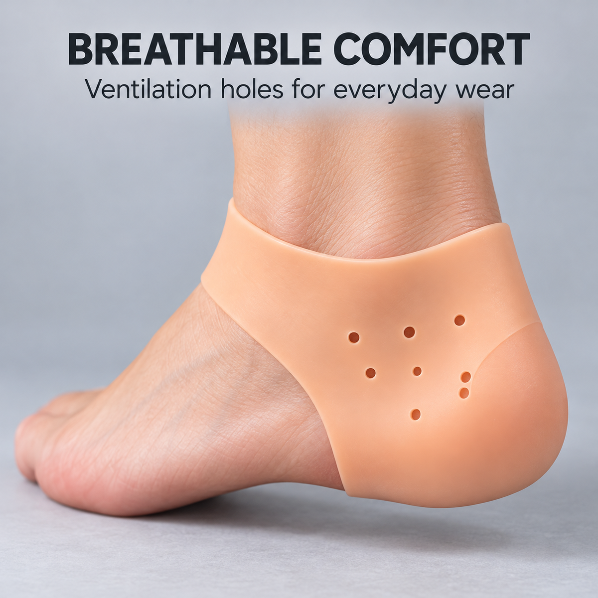 🩹Soft Silicone Heel Protectors – Breathable, Reusable Cushions for Everyday Comfort👠