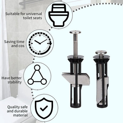 🔩Heavy-Duty Toilet Seat Fixing Kit – A Simple Fix for a Wobbly Seat